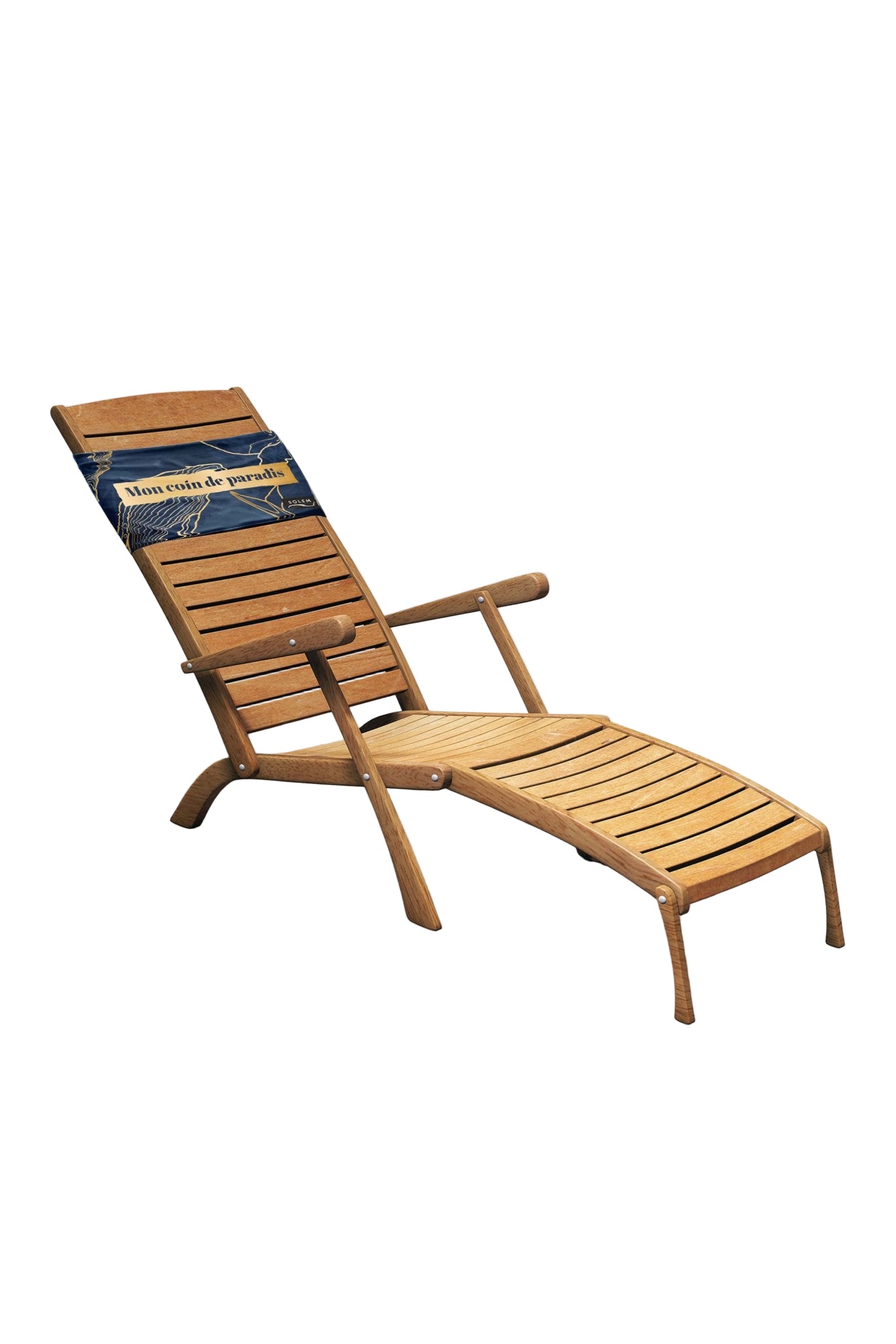 Bandeau de chaise Chic marine - Bandeau de chaise Chic marine - Solem