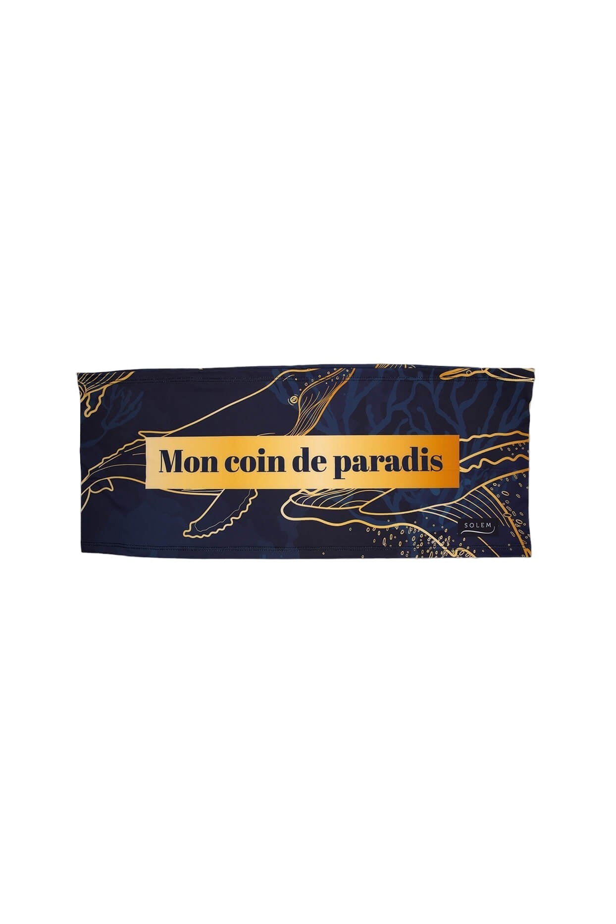 Bandeau de chaise Chic marine - Bandeau de chaise Chic marine - Solem