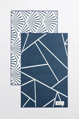 Linge à vaisselle Les Raffinés - Marine (Lot de 2) - Linge à vaisselle Les Raffinés - Marine (Lot de 2) - Solem