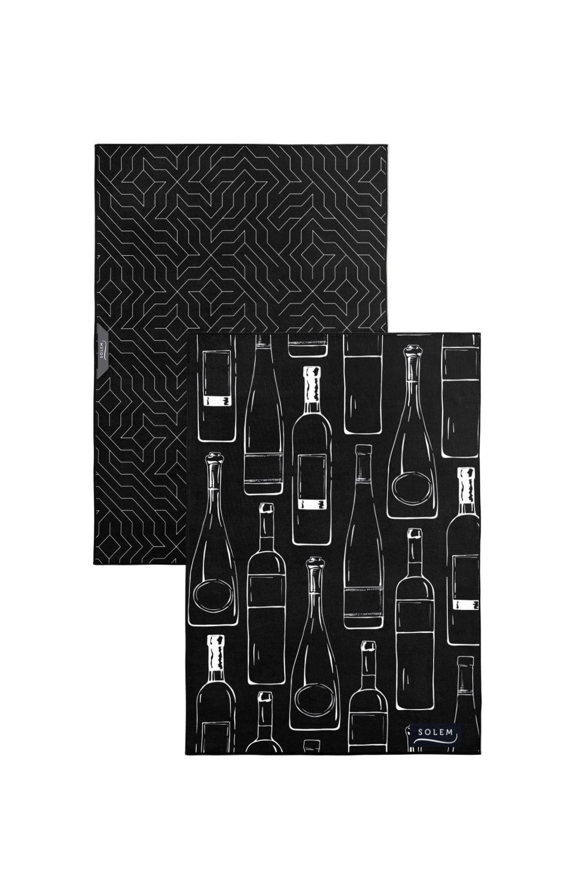 Linges à vaisselle La Cuvée Solem (lot de 2) - Linges à vaisselle La Cuvée Solem (lot de 2) - Solem