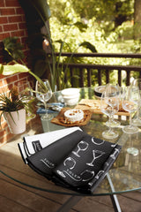 table - avec - trois - serviettes - microfibre - pour - finition - des - verres - Linges de polissage Le Grand Cru (lot de 2) - Solem