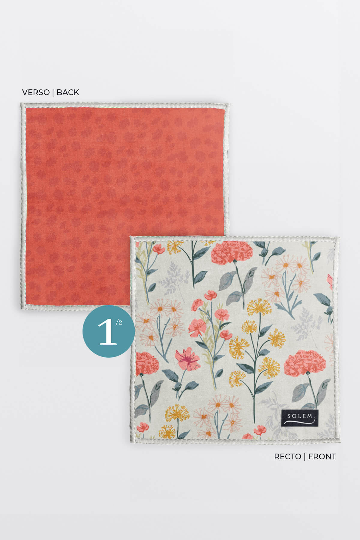 Lingettes à lunettes Harmonie Florale (lot de 2) - Lingettes à lunettes Harmonie Florale (lot de 2) - Solem