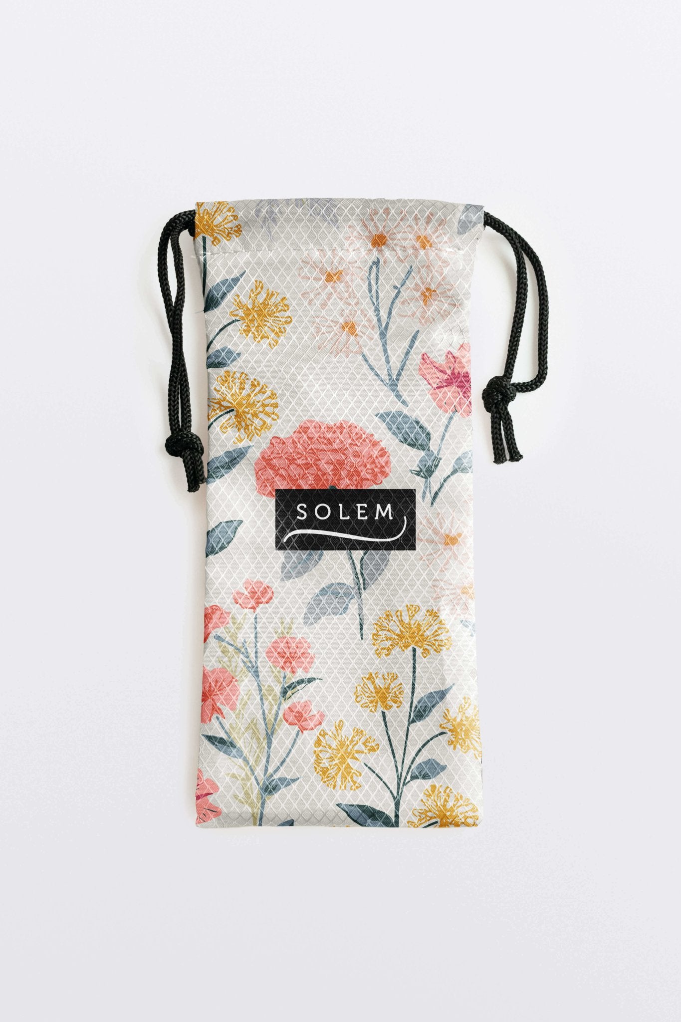 Sac - refermable - pour - linge - de - nettoyage - de - lunette - fleuri - Lingettes à lunettes Harmonie Florale (lot de 2) - Solem