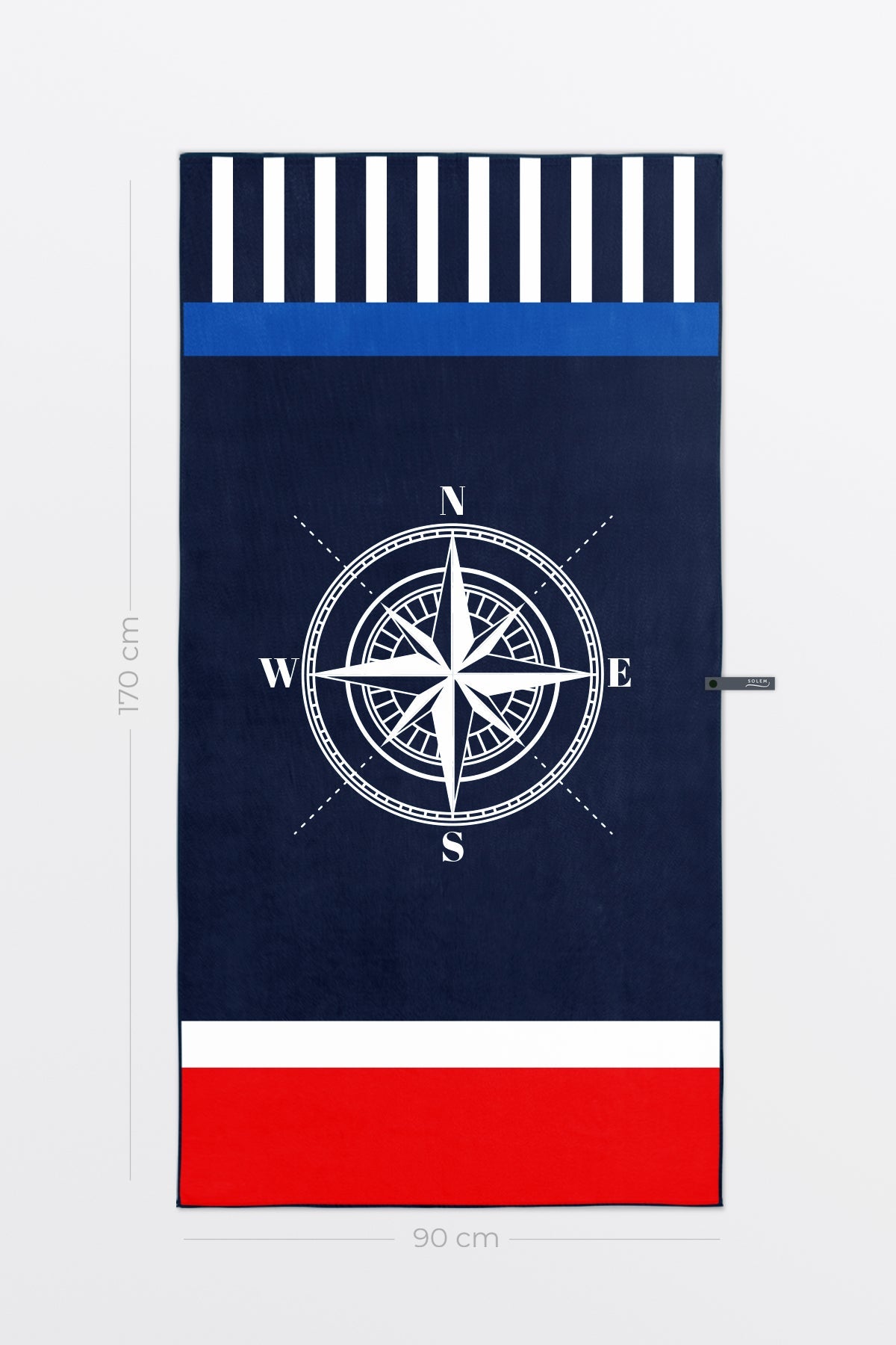 Serviette de plage Matelot revisité XL - Serviette de plage Matelot revisité XL - Solem
