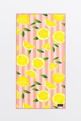Serviette de plage Rose Citron XL - Serviette de plage Rose Citron XL - Solem