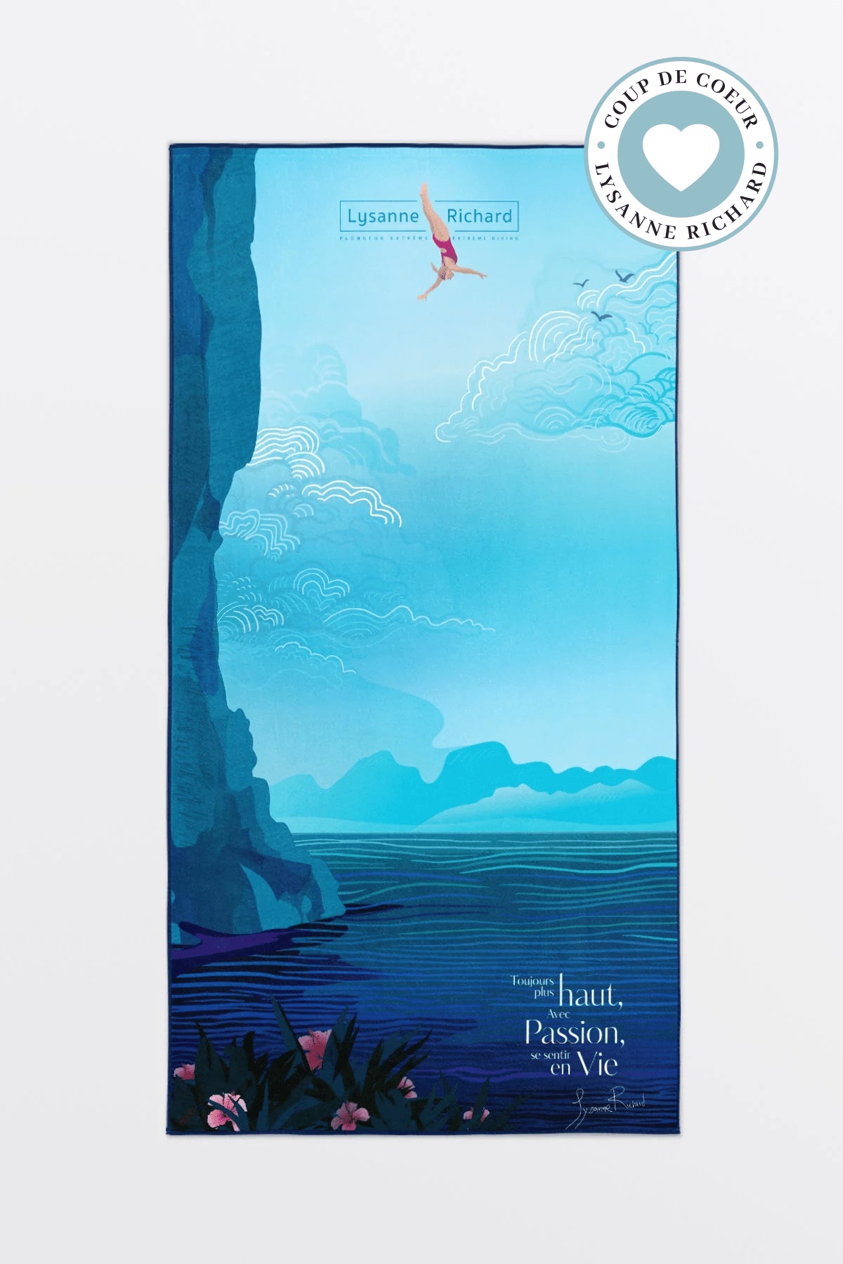 Always Higher! | Lysane Richard | XL Beach Towel | Default Title -
