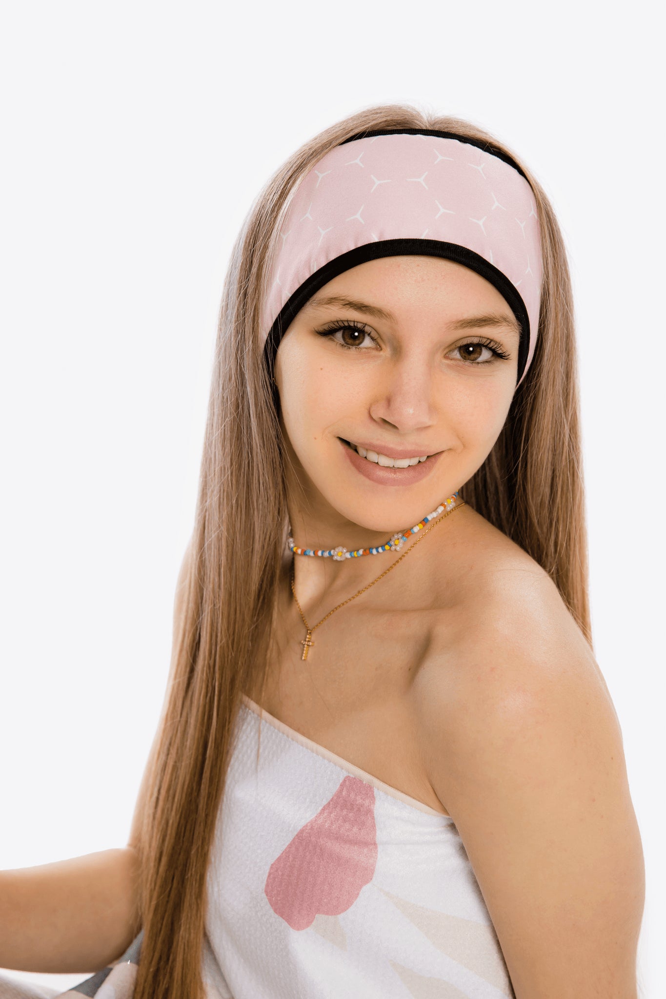 The Breezy Marguerite Collection Headband - Pink Default Title -