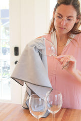 Linges à vaisselle Les Essentiels - Gris (Lot de 2) - Linges à vaisselle Les Essentiels - Gris (Lot de 2) - Solem