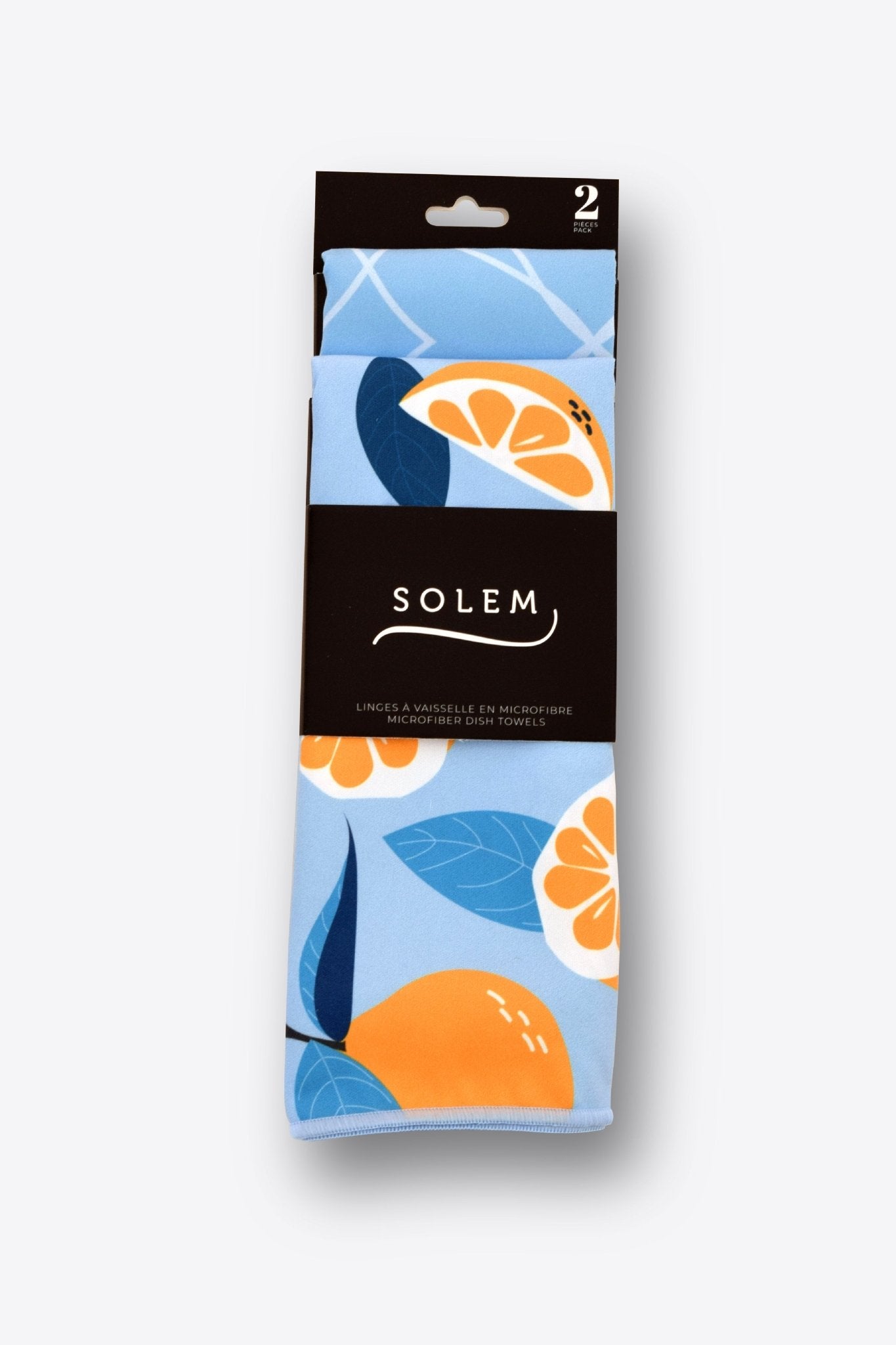 Linges à vaisselle - Les Mandarines (Lot de 2) - Linges à vaisselle - Les Mandarines (Lot de 2) - Solem