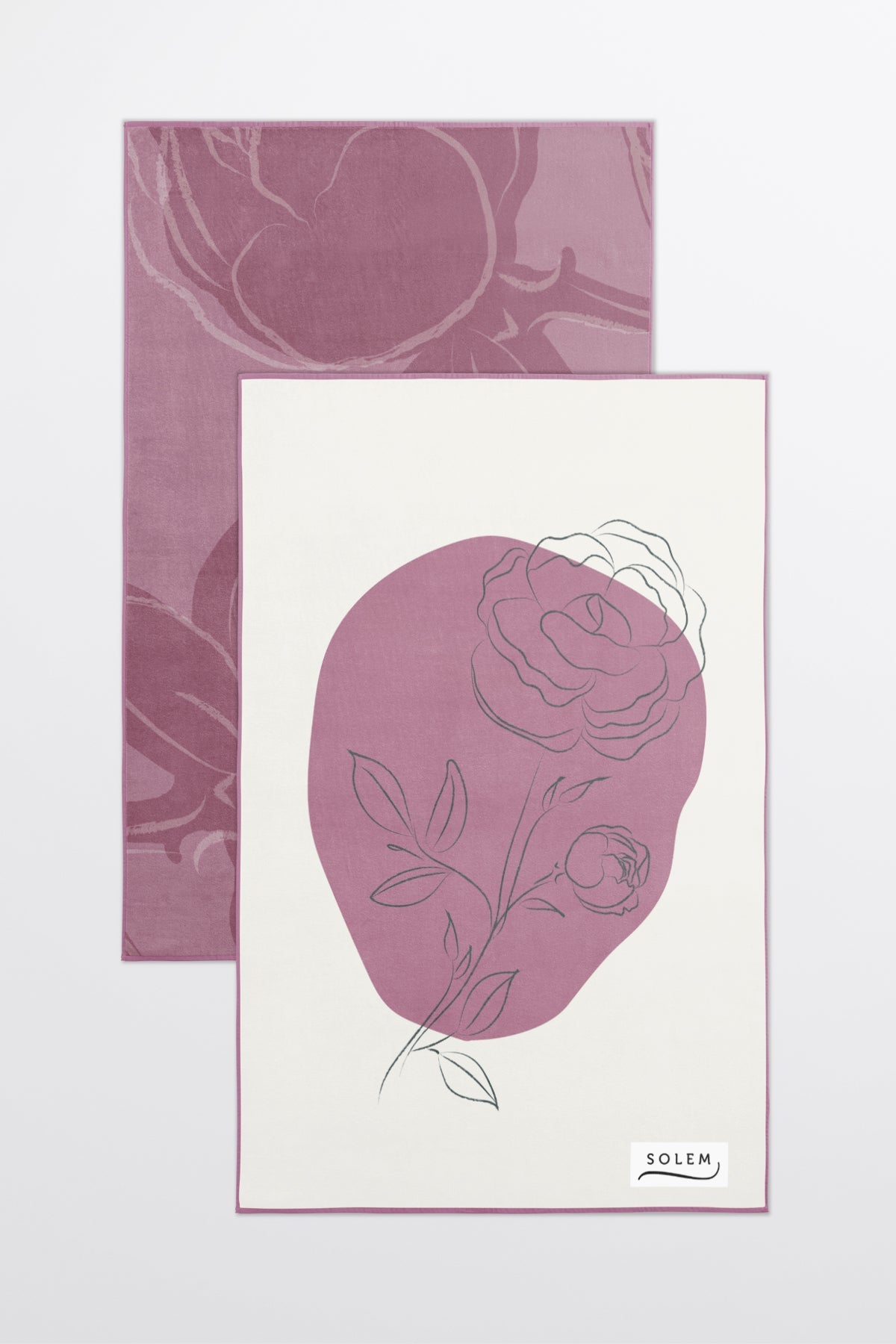 Peony Dish Towels- Pink (Set of 2) Default Title -