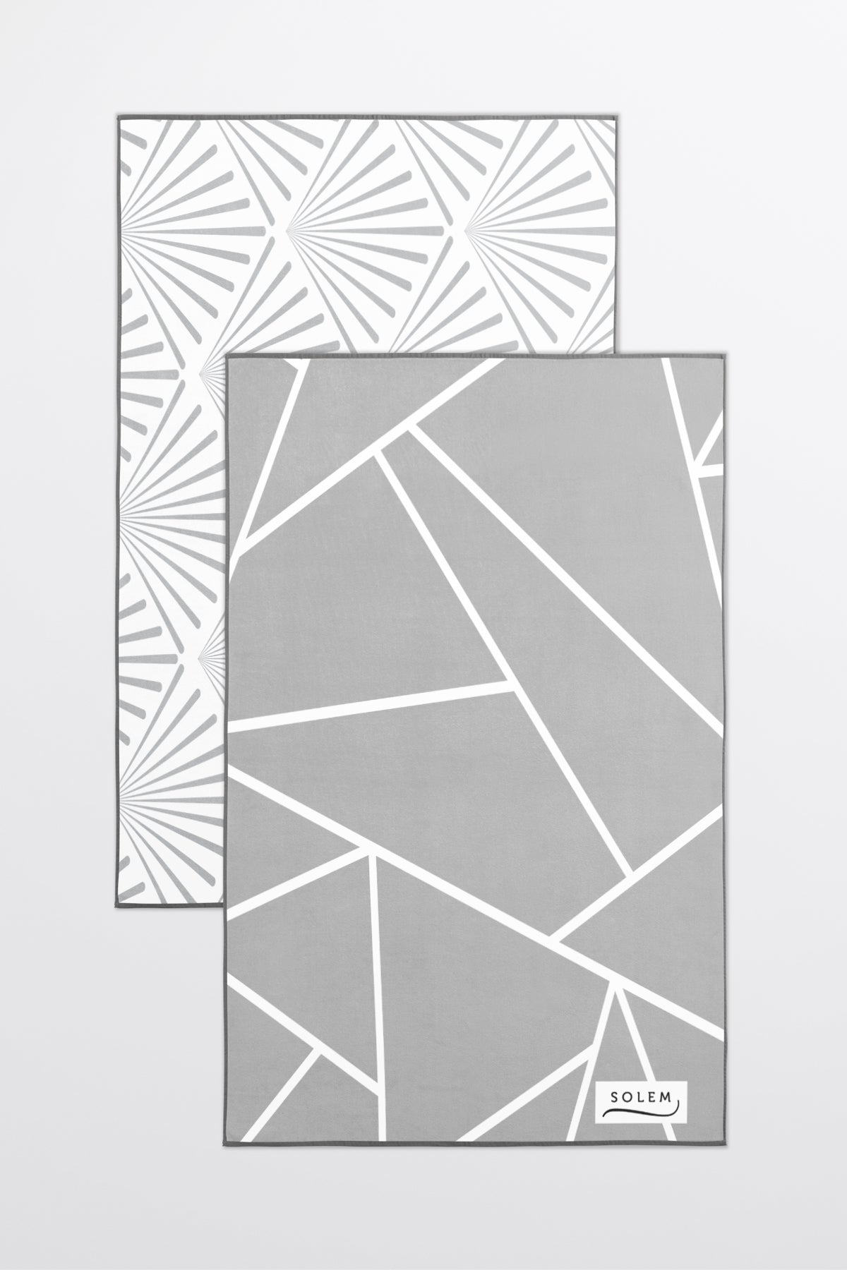 Linges à vaisselle Les Raffinés - Gris (Lot de 2) - Linges à vaisselle Les Raffinés - Gris (Lot de 2) - Solem