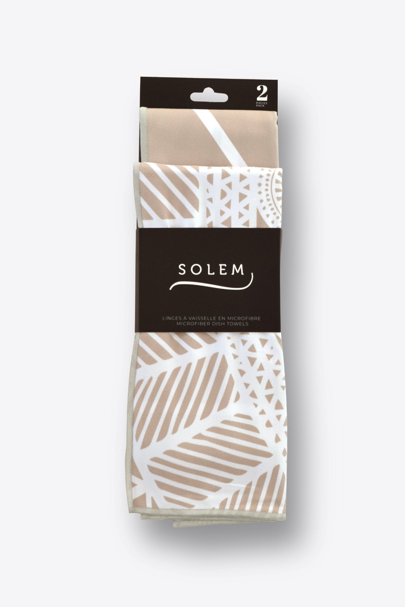 Linges à vaisselle Les Raffinés - Sauge (Lot de 2) - Linges à vaisselle Les Raffinés - Sauge (Lot de 2) - Solem