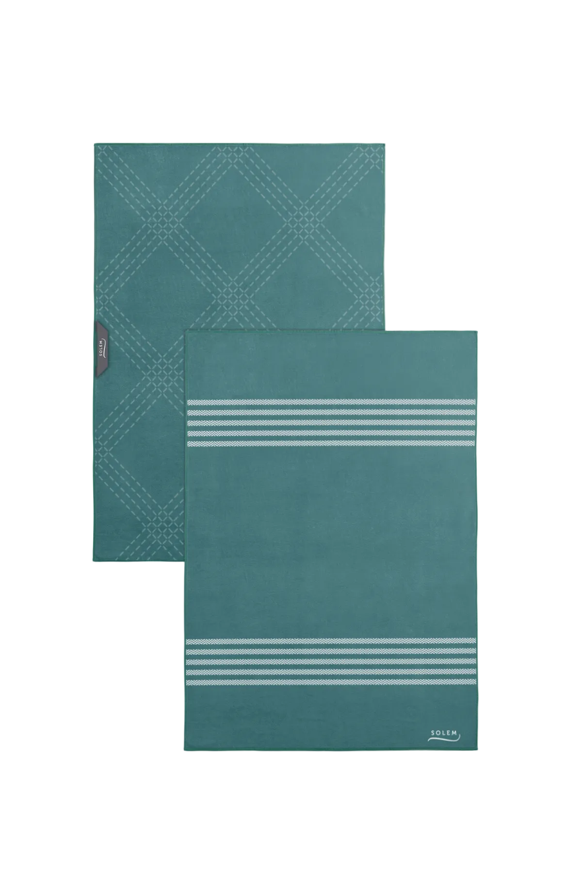 The Essentials: Glass and Mirror Cloths - Green (set of 2) Default Title -