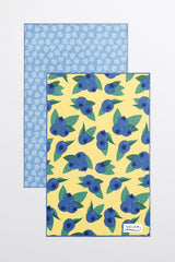 Précommande- Linges à vaisselle - Les Bleuets (Lot de 2) - Précommande- Linges à vaisselle - Les Bleuets (Lot de 2) - Solem