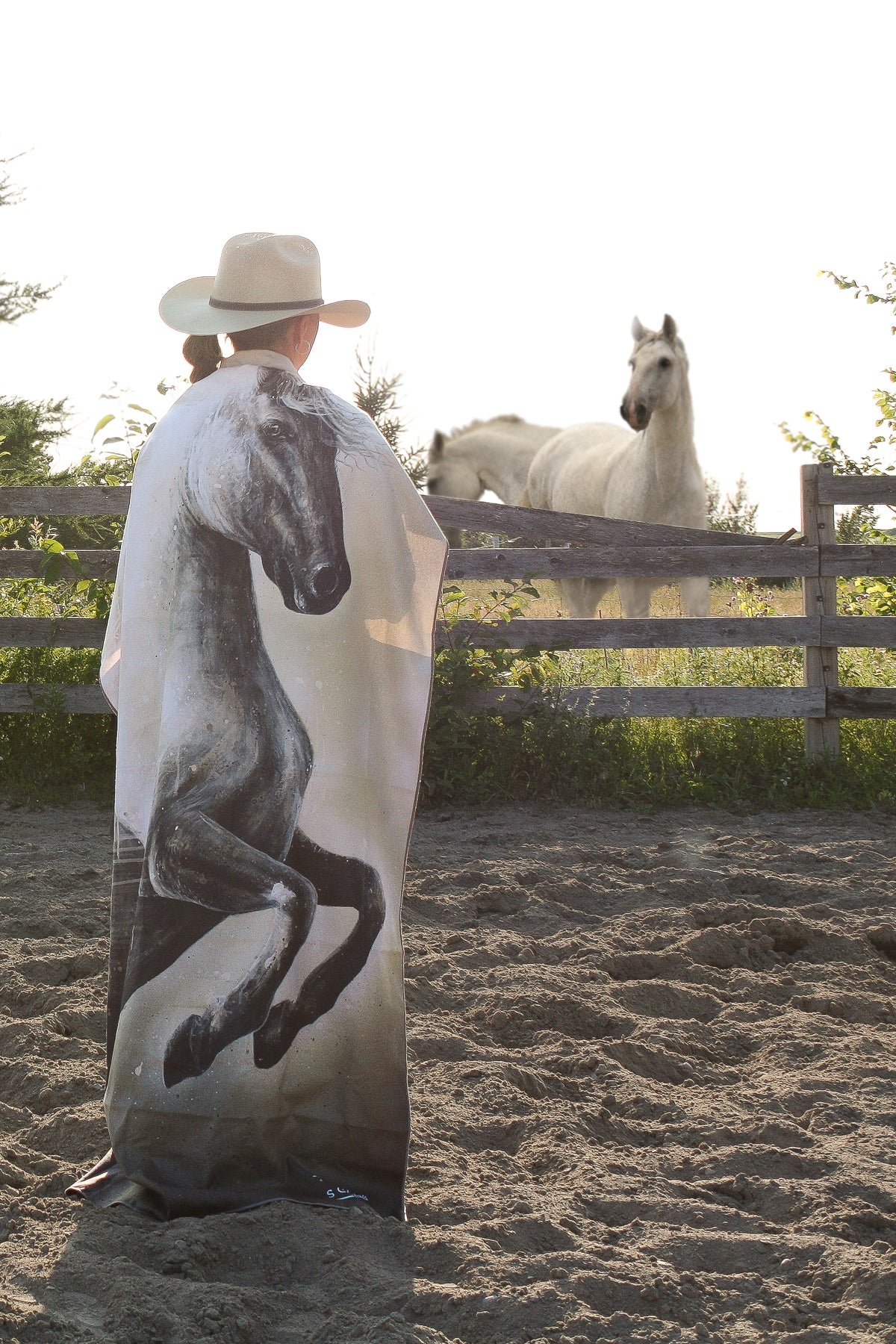 Précommande -Serviette de plage collection signature Le cheval « Liberté sauvage » | XL - Précommande -Serviette de plage collection signature Le cheval « Liberté sauvage » | XL - Solem