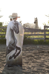 Précommande -Serviette de plage collection signature Le cheval « Liberté sauvage » | XL - Précommande -Serviette de plage collection signature Le cheval « Liberté sauvage » | XL - Solem
