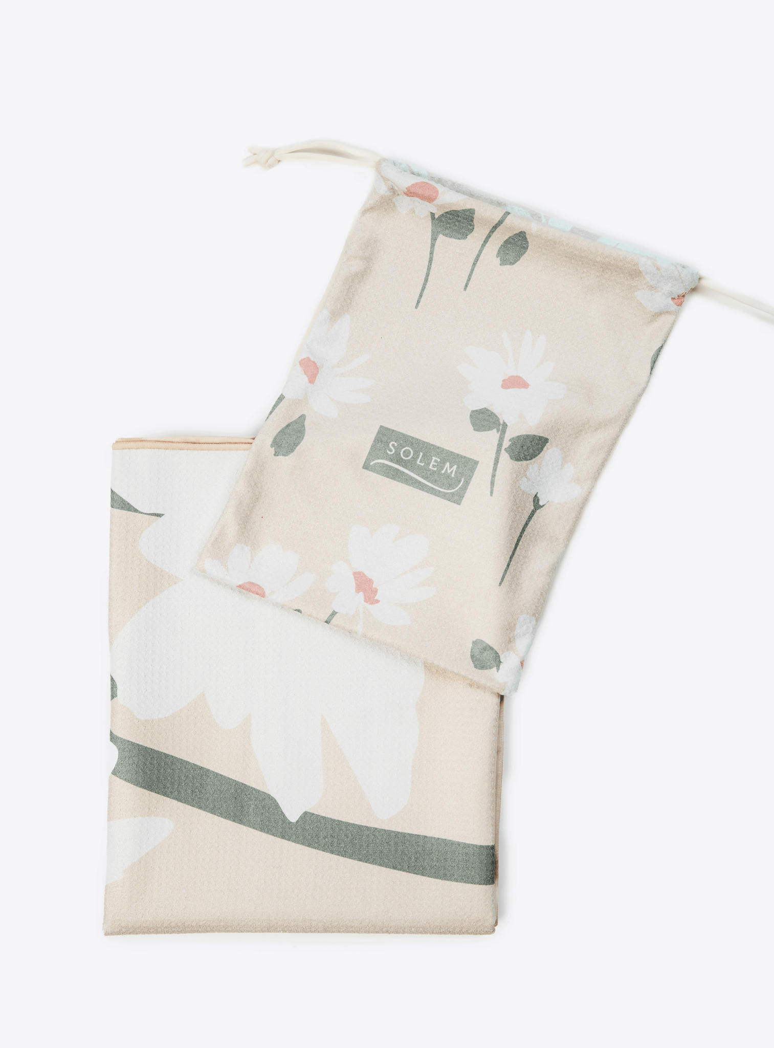 Serviette de bain Collection Marguerite en brise - Beige - Serviette de bain Collection Marguerite en brise - Beige - Solem