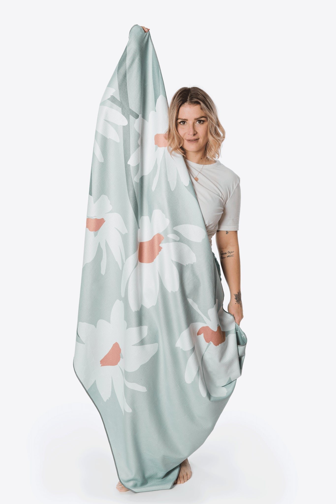 The Breezy Marguerite Collection BathTowel - Sage Default Title -