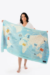 Serviette de plage Autour du monde XL - Serviette de plage Autour du monde XL - Solem