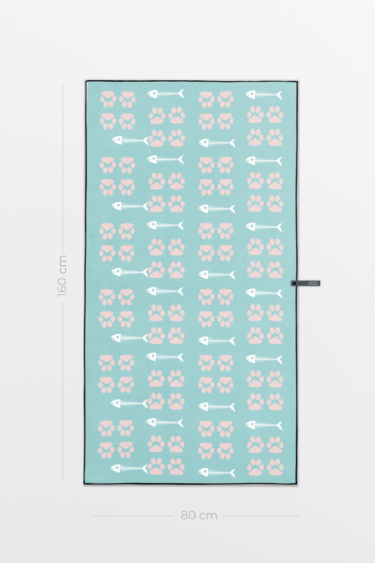 Serviette de plage La Chat-l’Heureuse - Serviette de plage La Chat-l’Heureuse - Solem