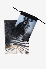 serviette-de-plage-microfibre-solem-pochette-zebre - Serviette de plage Le Zèbre « Tout noir ou tout blanc? » | XL - Solem