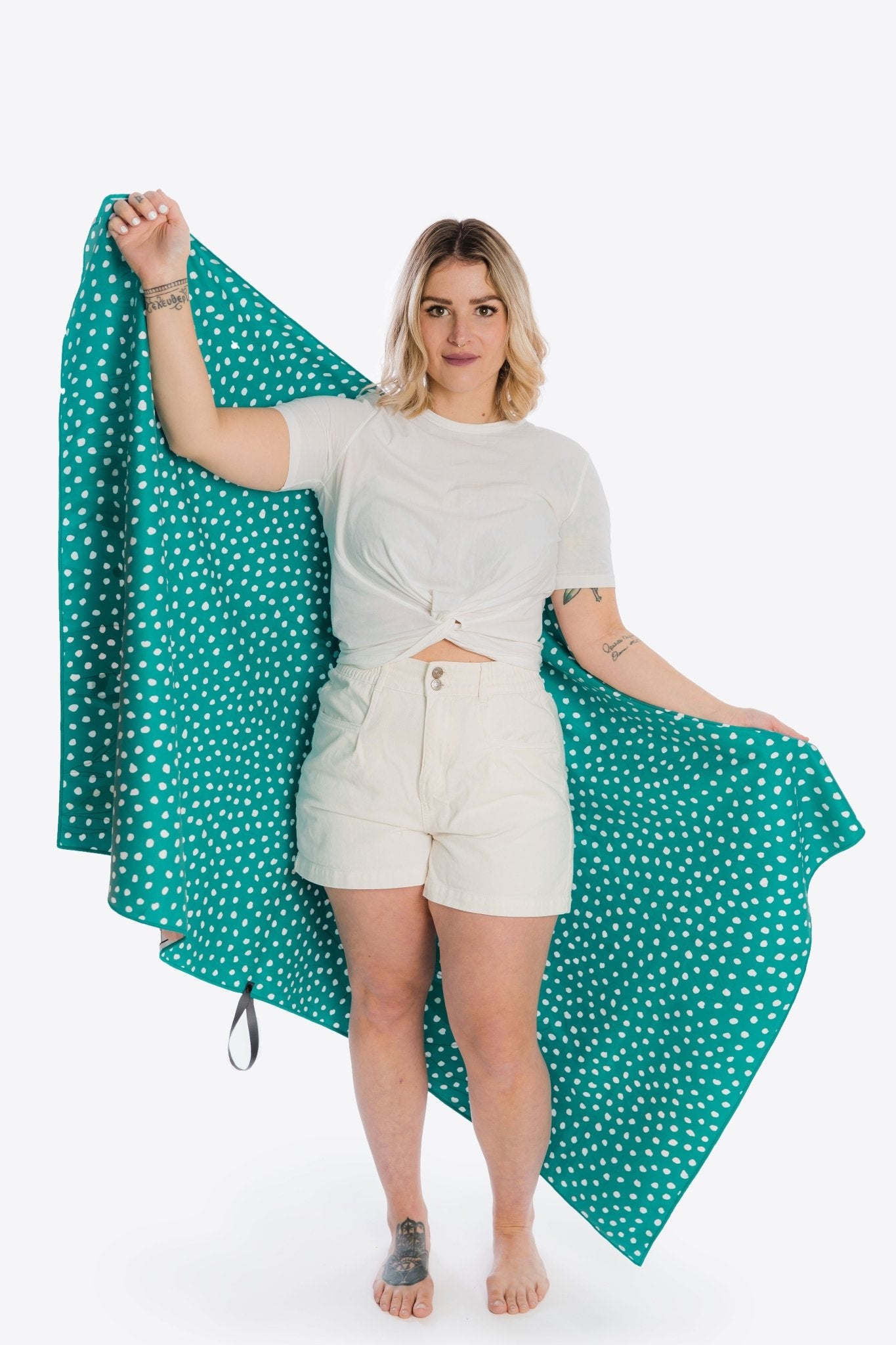 Serviette de plage Les fleurs du Courage | Leucan XL - Serviette de plage Les fleurs du Courage | Leucan XL - Solem