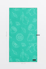 Serviette de plage Vert Citron XL