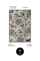 Linges à vaisselle Fleurs de velours (lot de 2)