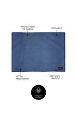 Tapis de séchage pour vaisselle Marine Fleurie (lot de 2)