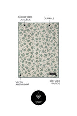 Linge vitres et miroirs Mousse de tilleul (lot de 2)