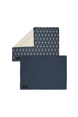 Tapis de séchage pour vaisselle Les Élégants - Marine (lot de 2)