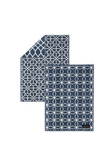 Linge à vitres et miroirs Les Incontournables - Marine (lot de 2)