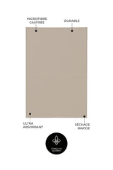 Essuie-mains de cuisine Les Intemporels - Beige (lot de 2)