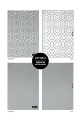 Essuie-mains de cuisine Les Intemporels - Gris (lot de 2)
