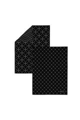 Linge à vaisselle Les Essentiels - Noir (lot de 2)