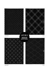 Linge à vaisselle Les Essentiels - Noir (lot de 2)