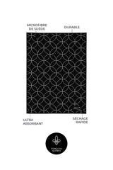 Linge à vaisselle Les Essentiels - Noir (lot de 2)