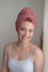 Serviette à cheveux Jolie Fleur