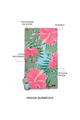 Serviette de plage Fleurs des Îles | XL
