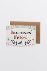 Carte de Noël ''Joyeuses Fêtes'' ensemencée format Carte Postale - Carte de Noël ''Joyeuses Fêtes'' ensemencée format Carte Postale - Solem