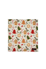 Jeté en flanelle de Noël - Maison Pain d'Épice - Jeté en flanelle de Noël - Maison Pain d'Épice - Solem