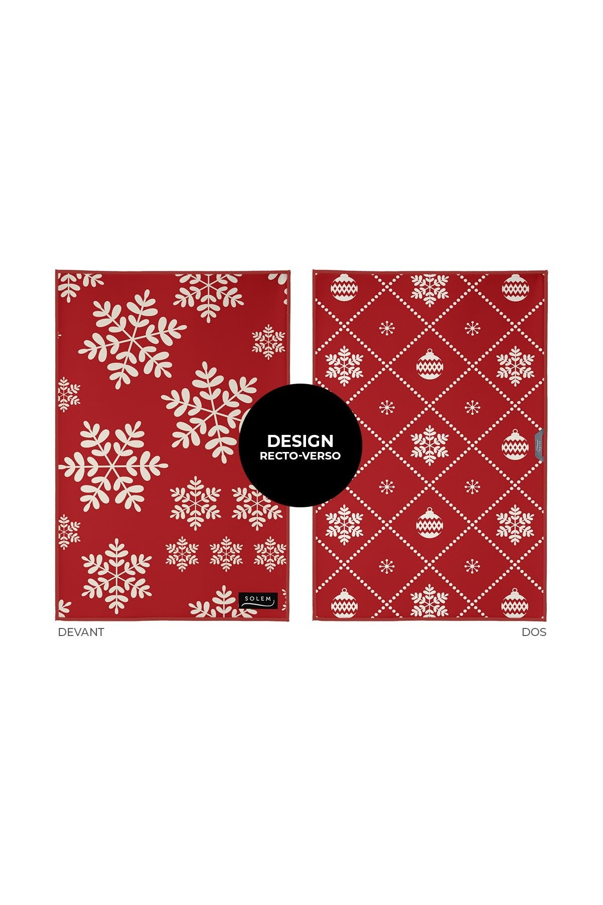Linge à vaisselle Douceur d'Hiver - Édition limitée Noël 2025 (lot de 1) - Linge à vaisselle Douceur d'Hiver - Édition limitée Noël 2025 (lot de 1) - Solem