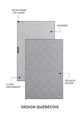 Linge à vaisselle Les Essentiels - Gris (Lot de 2) - Linge à vaisselle Les Essentiels - Gris (Lot de 2) - Solem