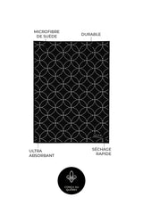 Linge à vaisselle Les Essentiels - Noir (lot de 2) - Linge à vaisselle Les Essentiels - Noir (lot de 2) - Solem