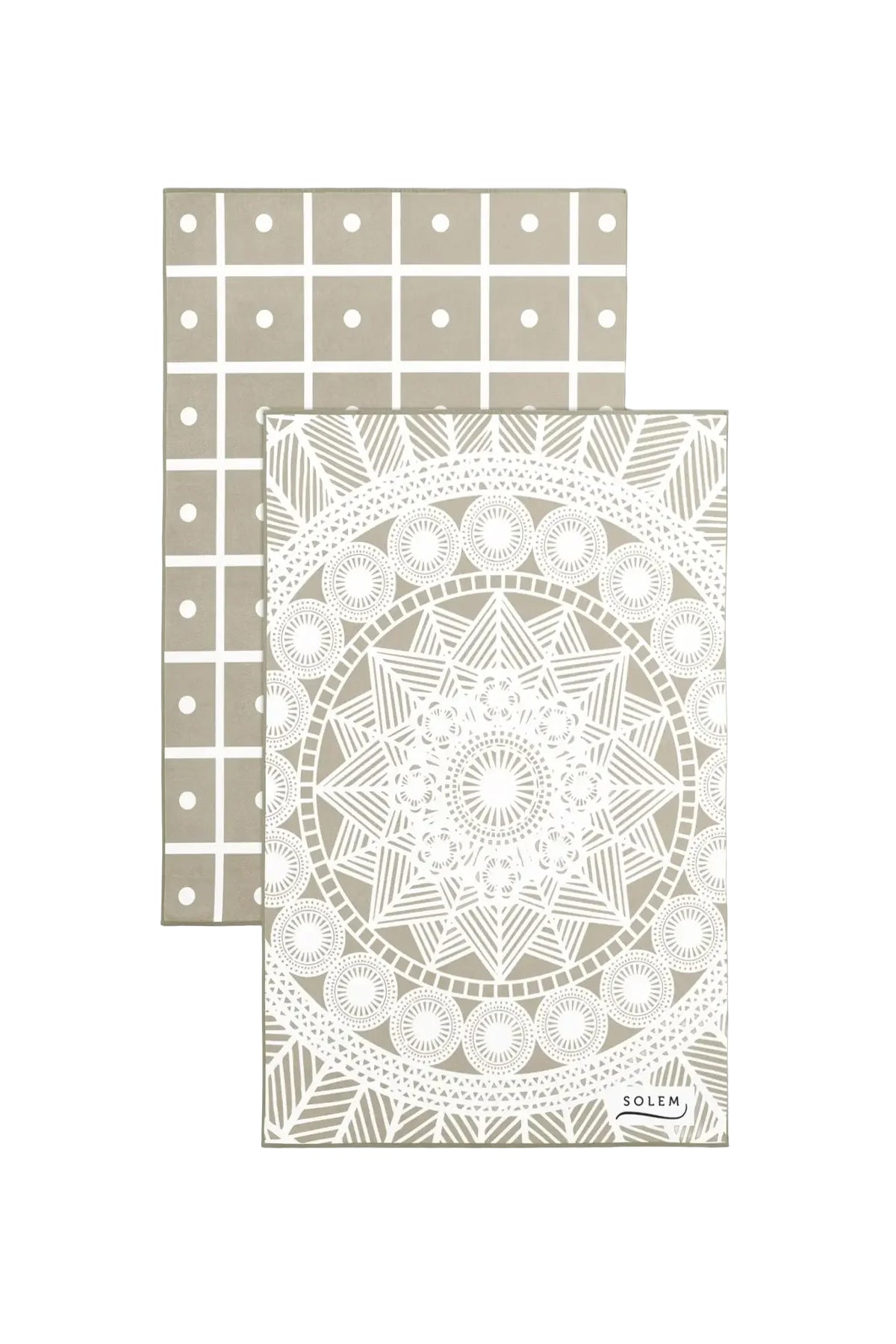 Linge à vaisselle Les Raffinés - Beige (Lot de 2) - Linge à vaisselle Les Raffinés - Beige (Lot de 2) - Solem