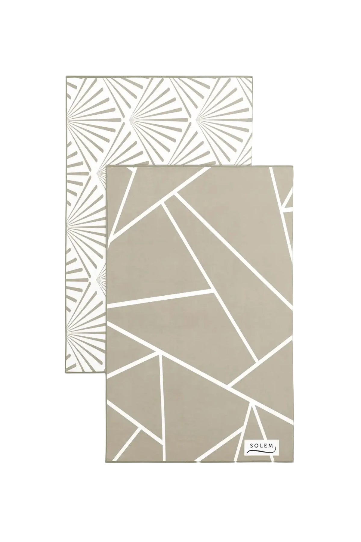 Linge à vaisselle Les Raffinés - Beige (Lot de 2) - Linge à vaisselle Les Raffinés - Beige (Lot de 2) - Solem