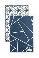 Linge à vaisselle Les Raffinés - Marine (Lot de 2) - Linge à vaisselle Les Raffinés - Marine (Lot de 2) - Solem