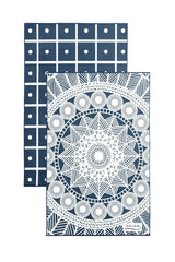 Linge à vaisselle Les Raffinés - Marine (Lot de 2) - Linge à vaisselle Les Raffinés - Marine (Lot de 2) - Solem