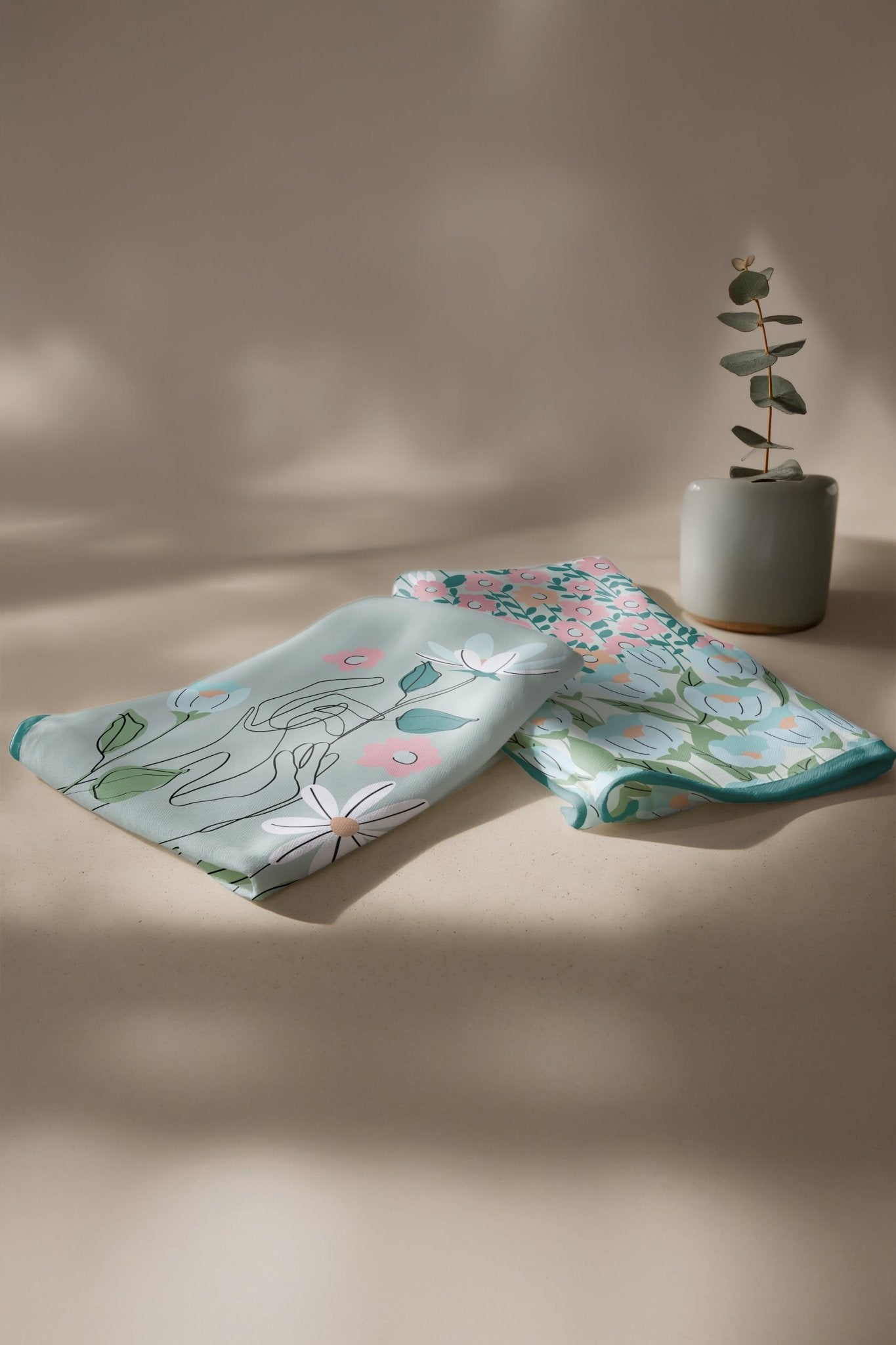 Linge à vaisselle – Solem x Leucan (Lot de 2) - Linge à vaisselle – Solem x Leucan (Lot de 2) - Solem
