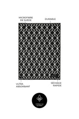 Linge à vitres et miroirs Les Distingués - Noir (lot de 2) - Linge à vitres et miroirs Les Distingués - Noir (lot de 2) - Solem